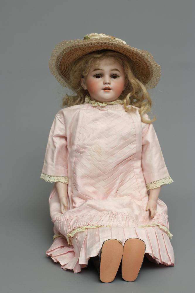 A Simon & Halbig bisque socket head doll Image