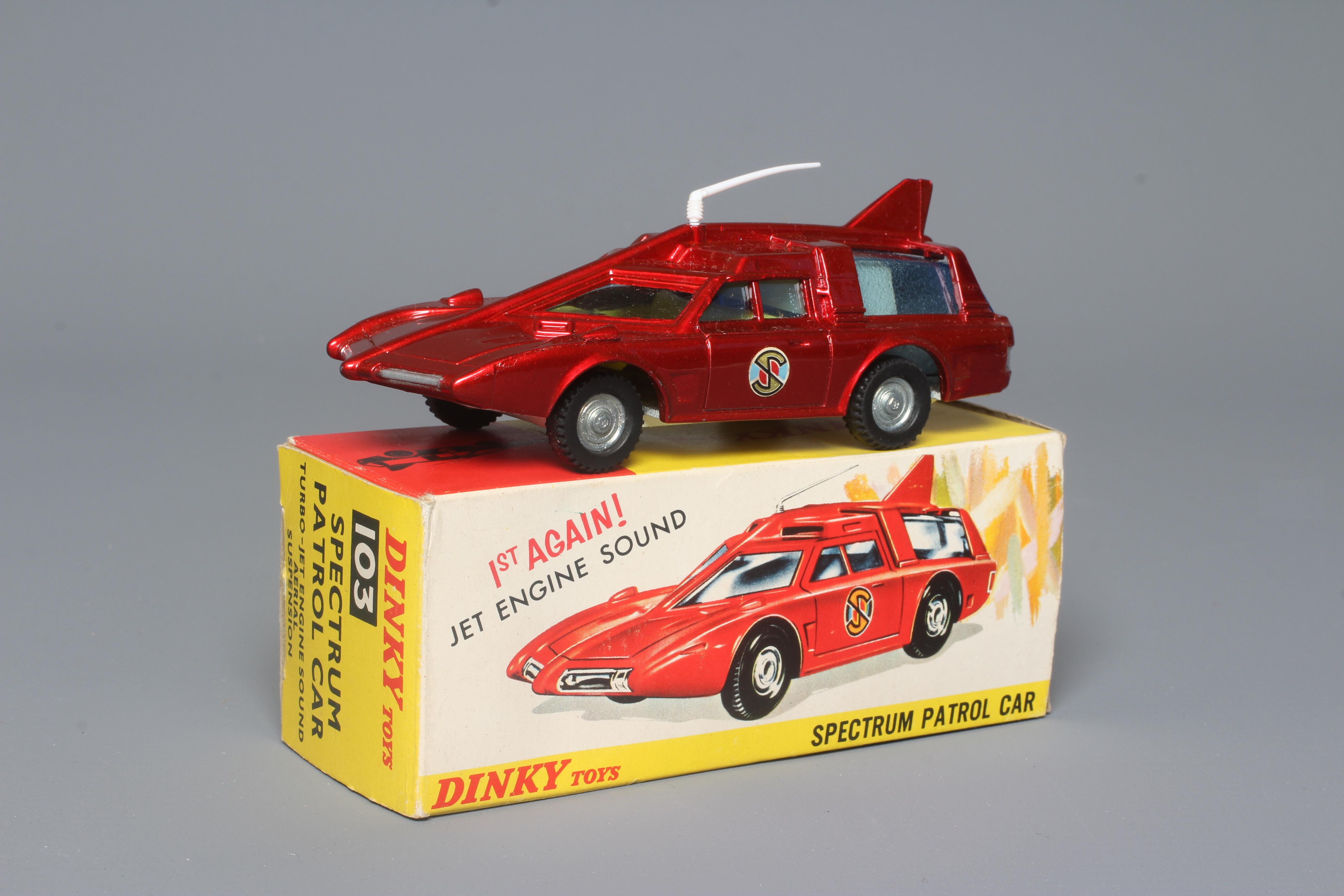 103 Spectrum Patrol car with instructions, box good+, model excellent (Est. plus 24% buyer's premium Image