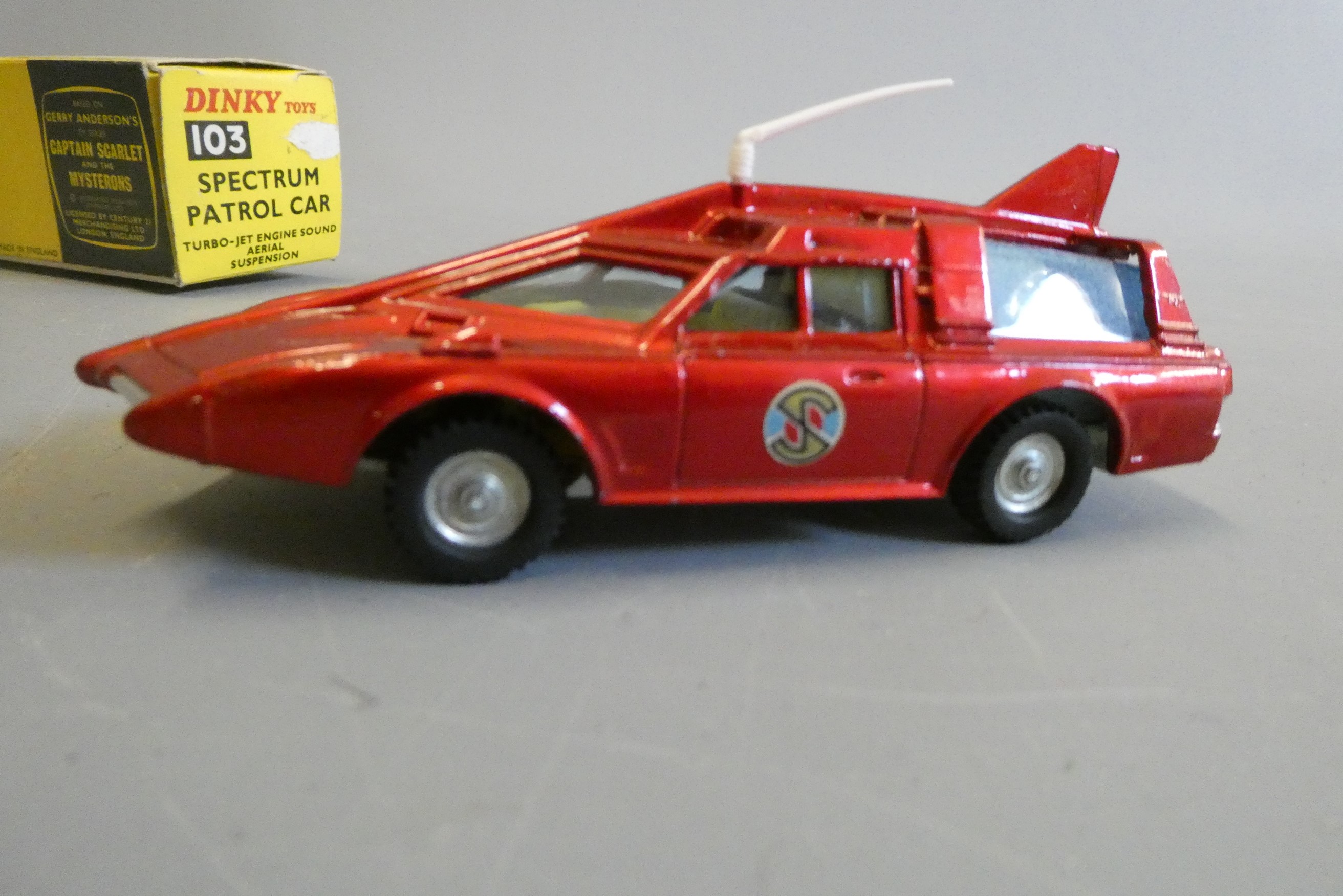 103 Spectrum Patrol car with instructions, box good+, model excellent (Est. plus 24% buyer's premium Image