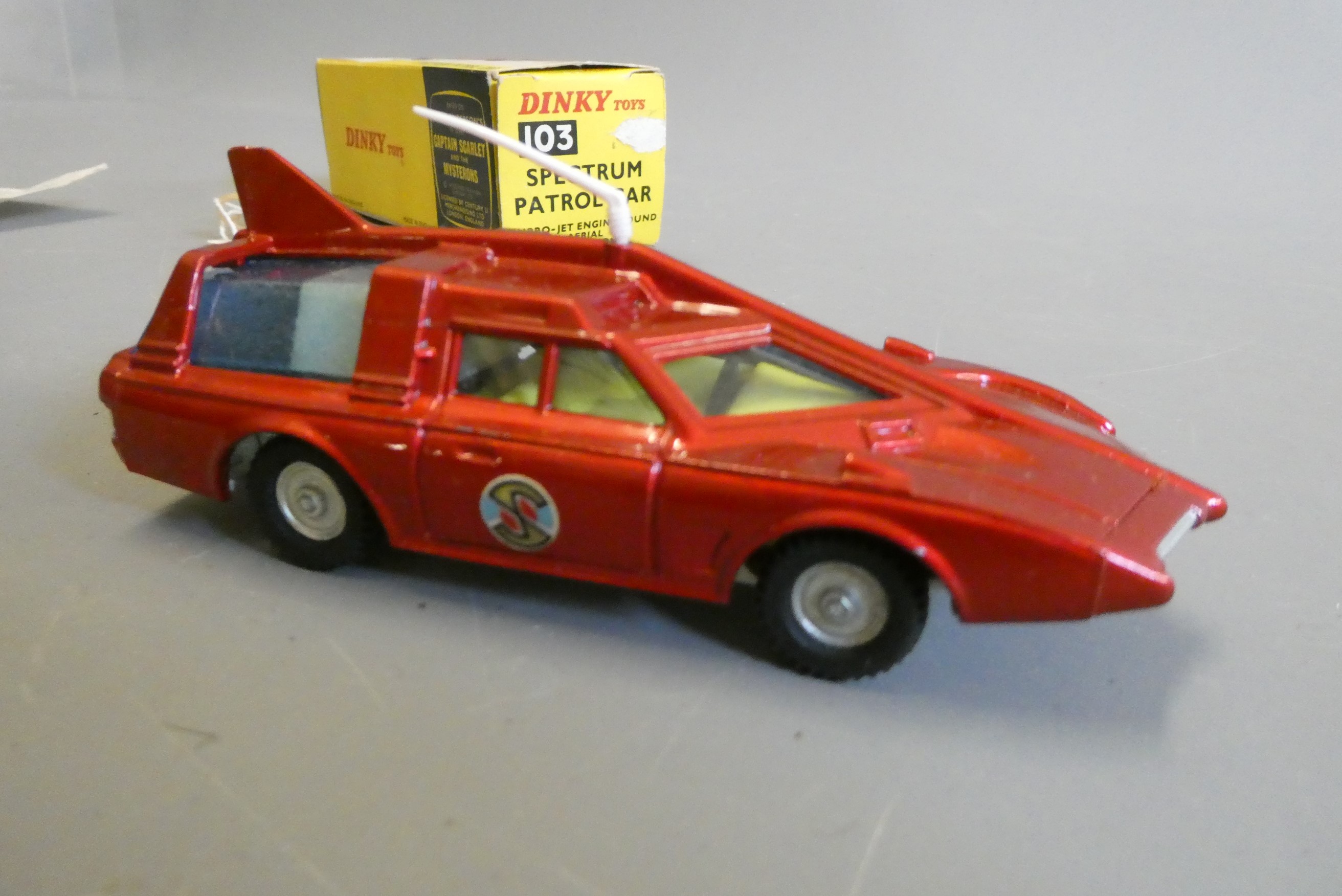 103 Spectrum Patrol car with instructions, box good+, model excellent (Est. plus 24% buyer's premium Image
