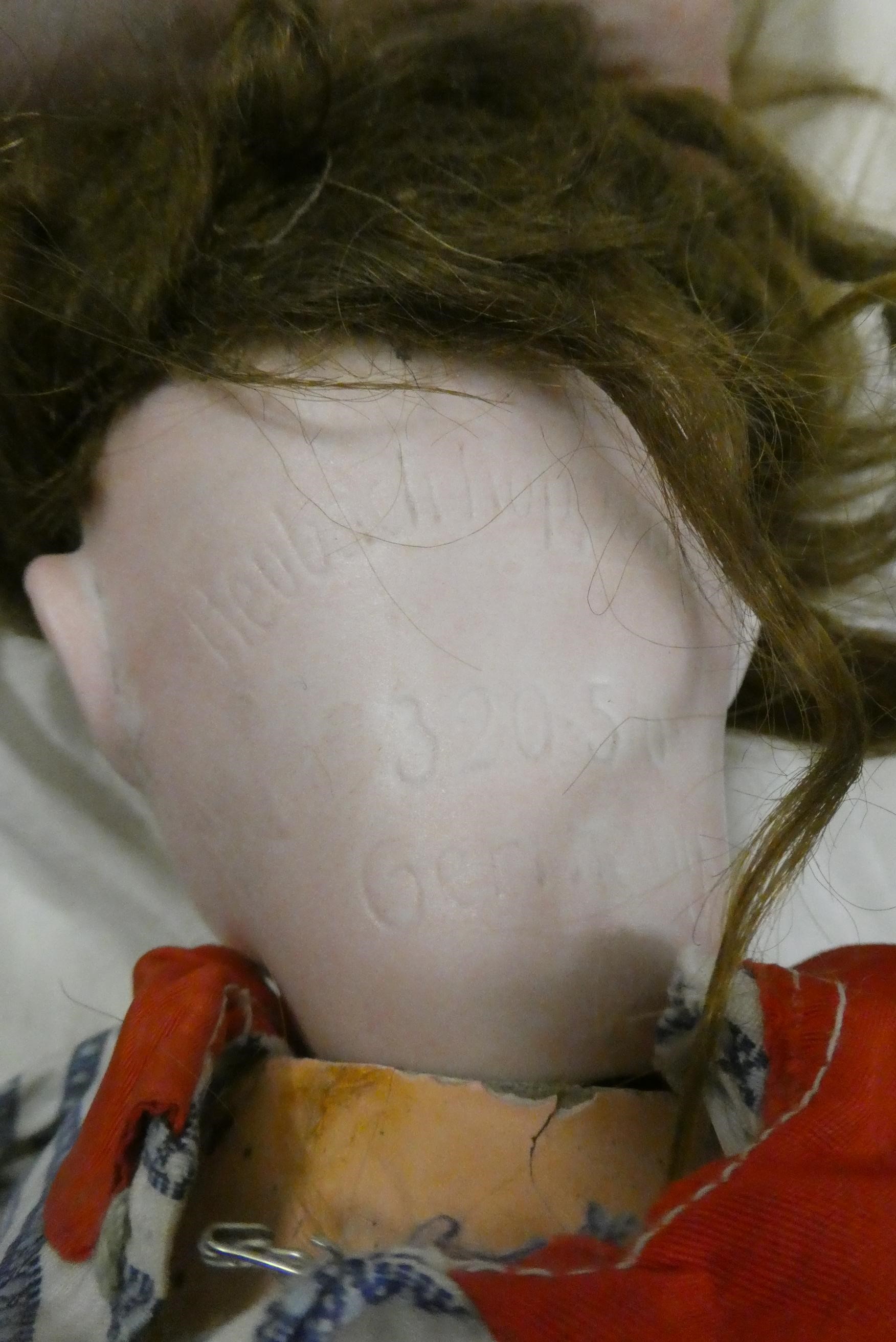 Two German bisque socket head dolls Image