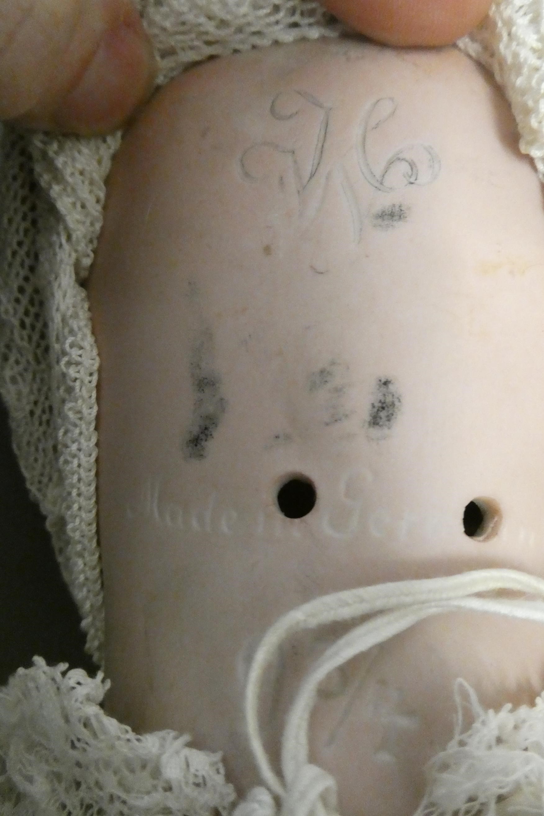 Two German bisque socket head dolls Image