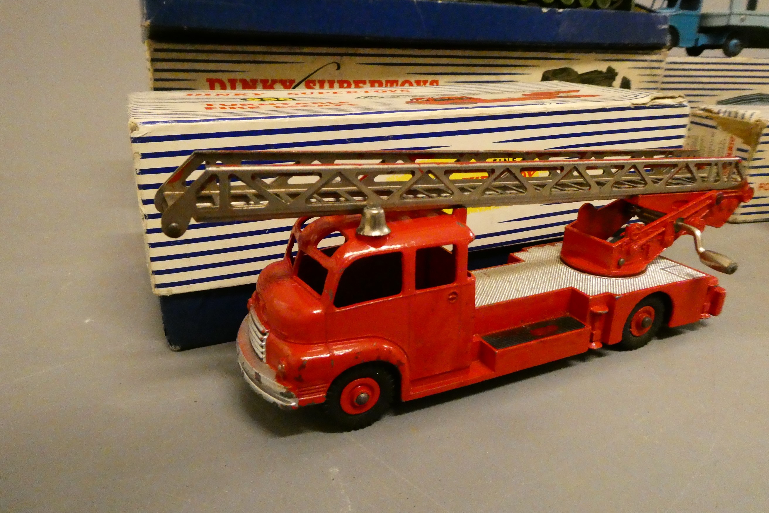 Six Dinky vehicles comprising 956 fire engine Image