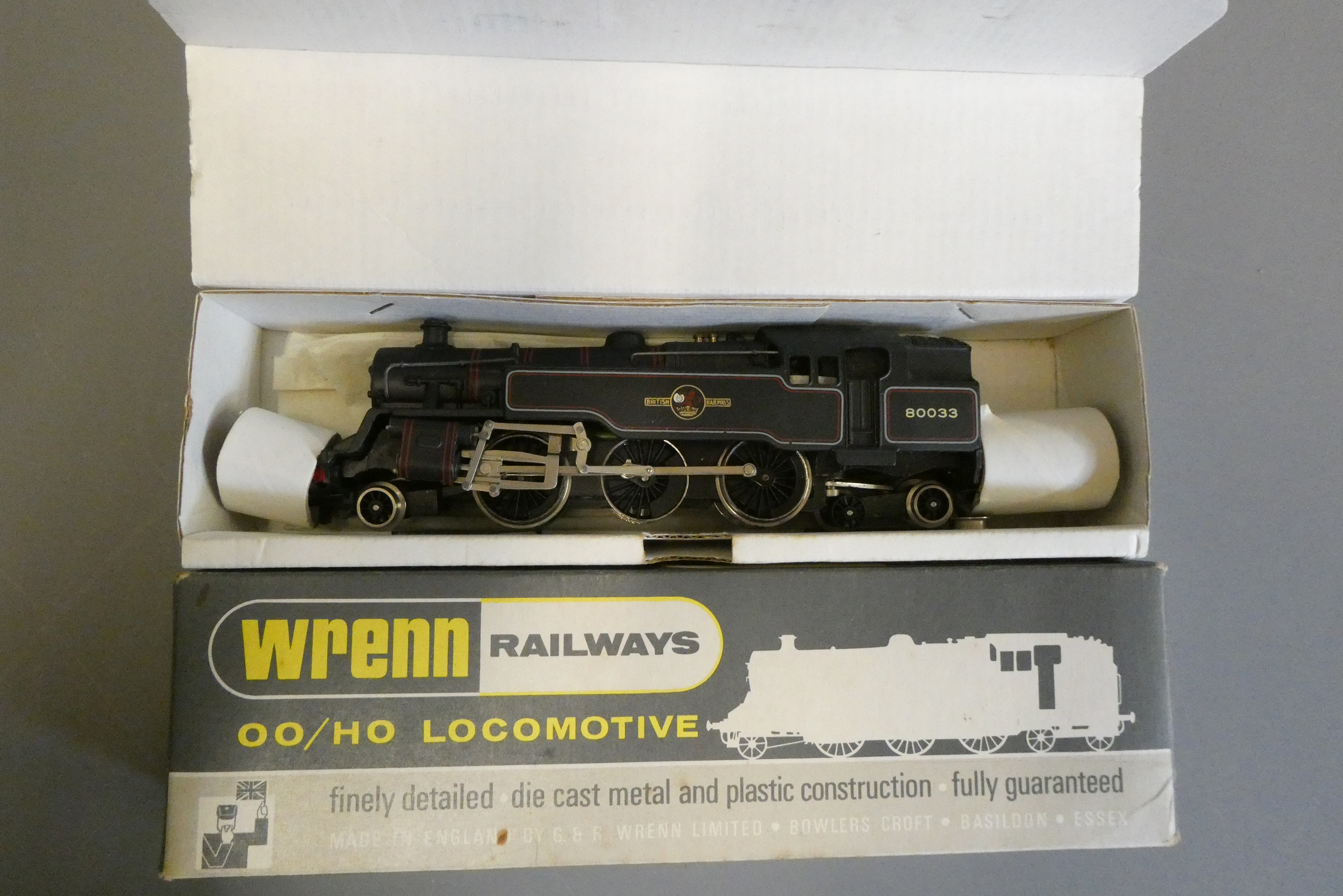 Wrenn Railways W2218 2-6-4 BR tank locomotive 80033, boxed, good to excellent (Est. plus 24% buyer's Image