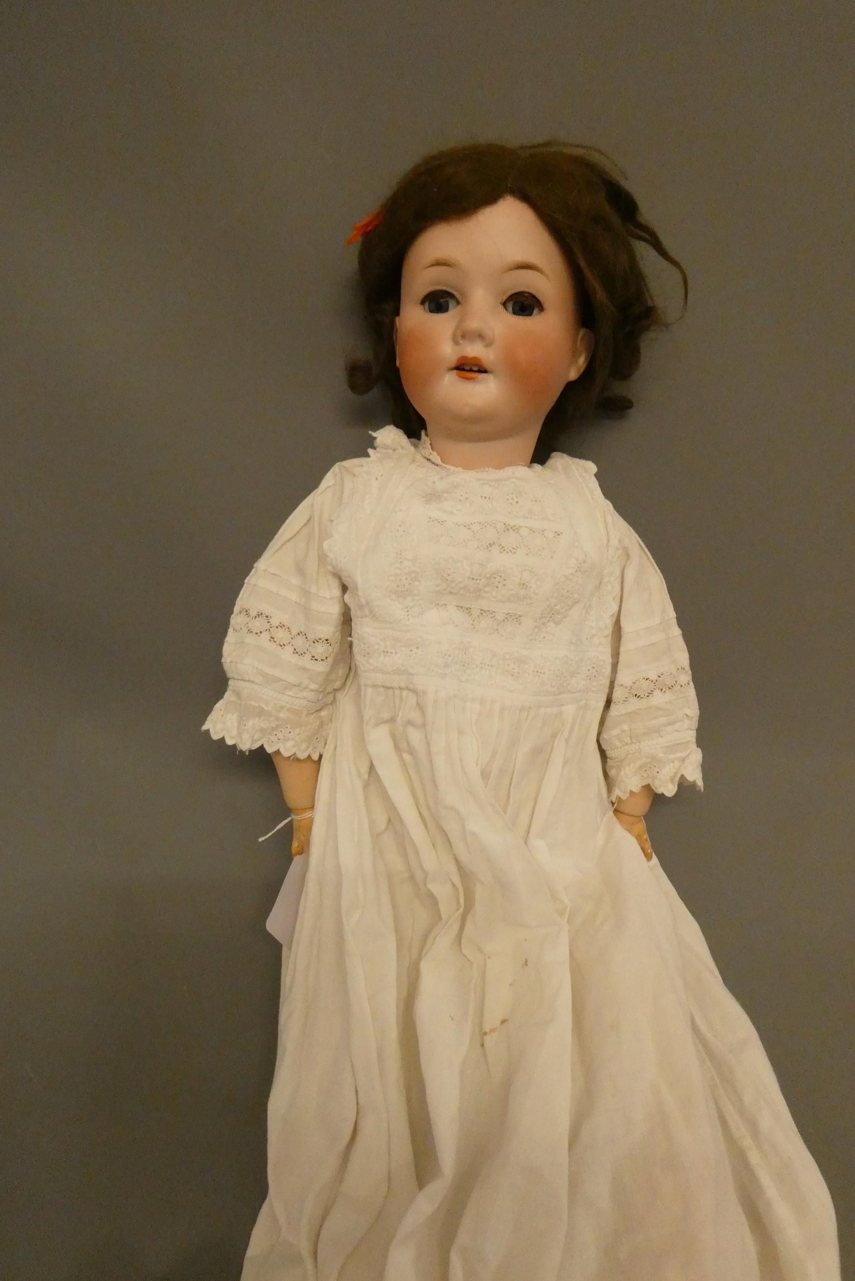 A C. M. Bergmann Waltershausen bisque socket head doll Image