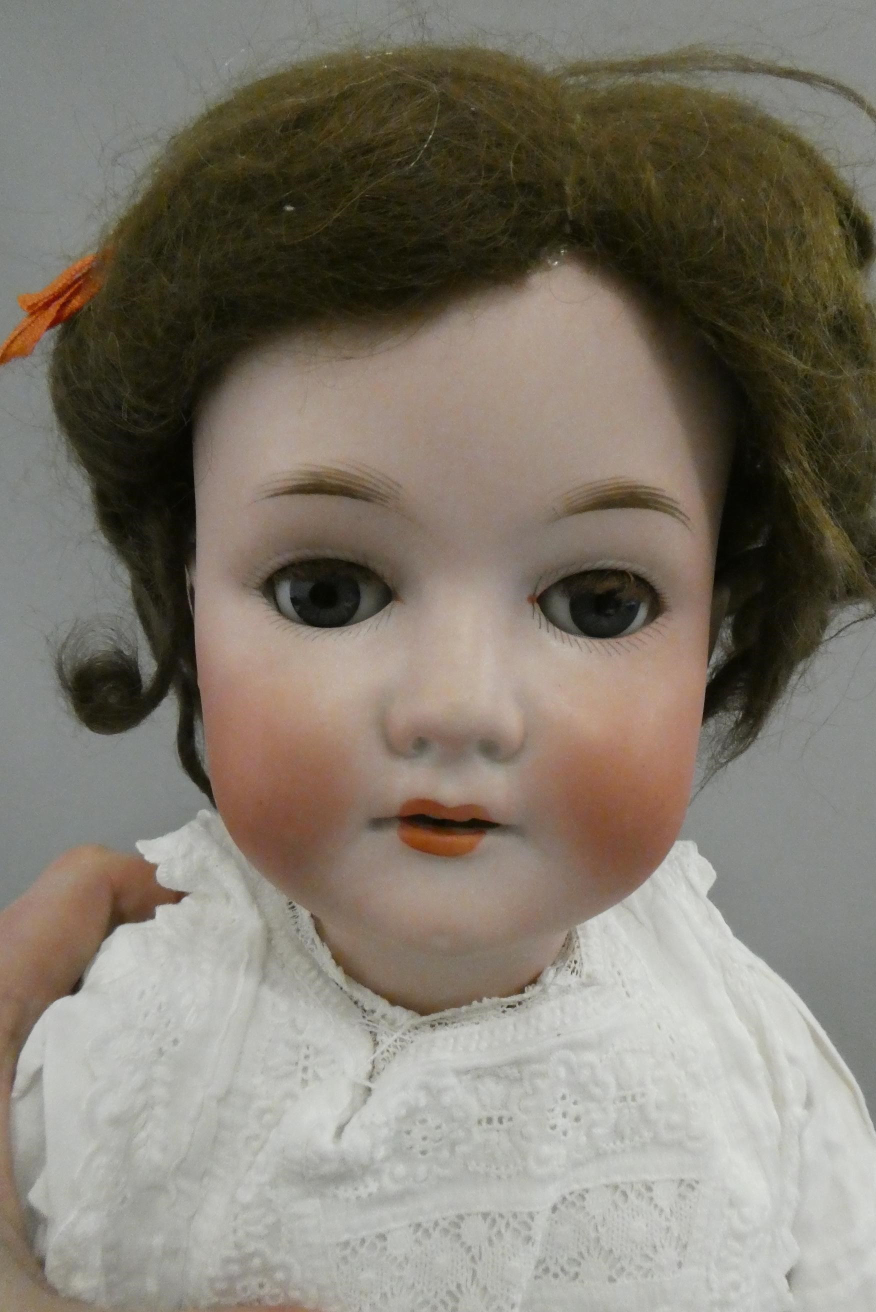 A C. M. Bergmann Waltershausen bisque socket head doll Image