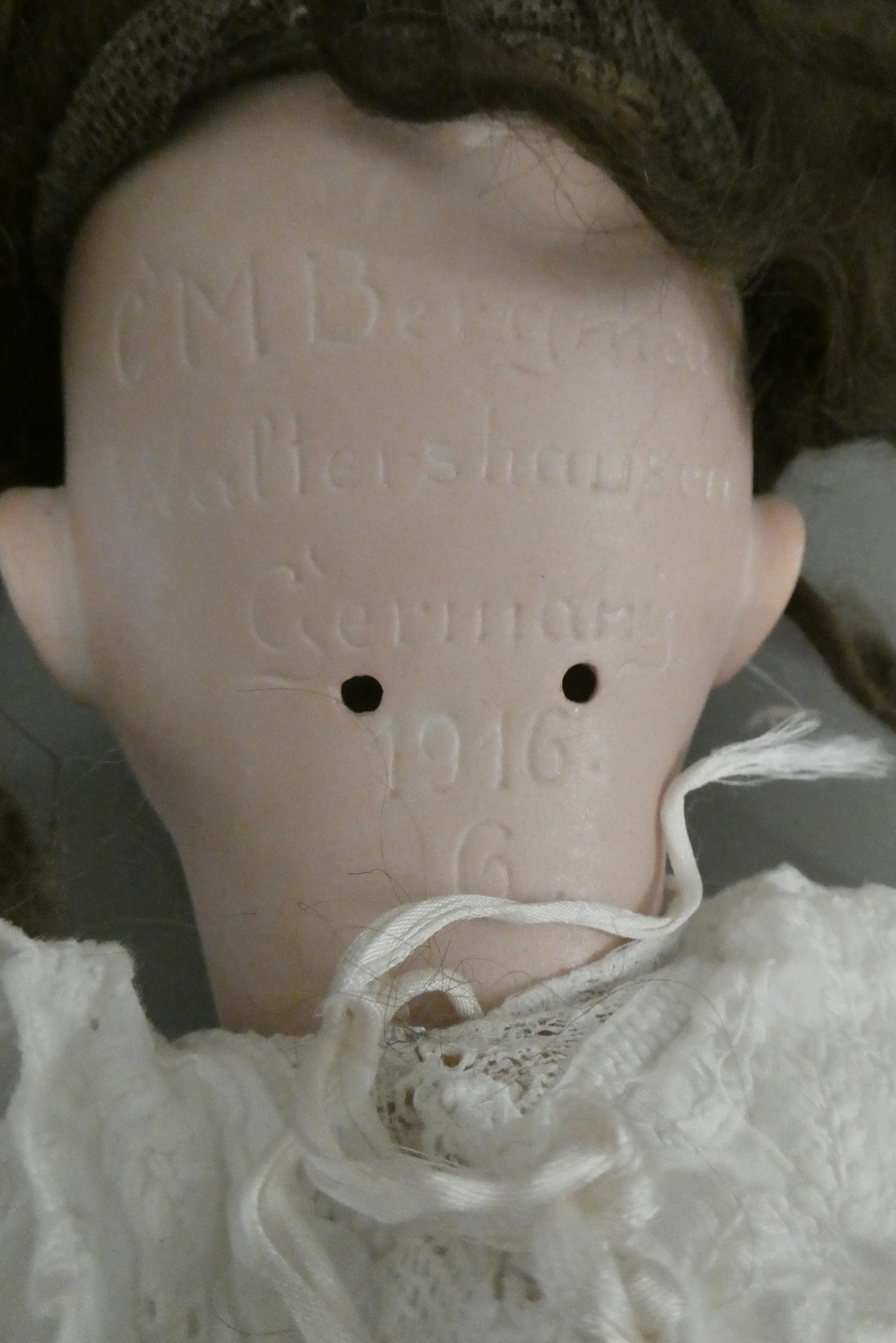 A C. M. Bergmann Waltershausen bisque socket head doll Image