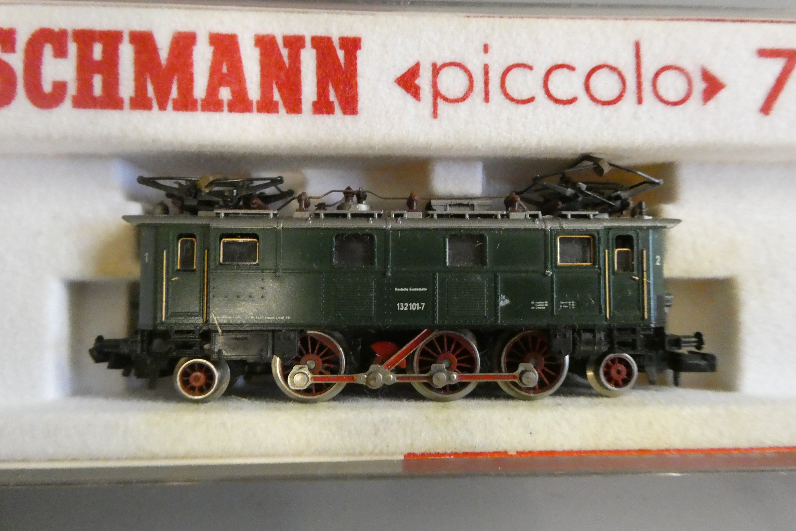 Continental N gauge model trains by Fleischmann and Trix including 7369 electric locomotive Image