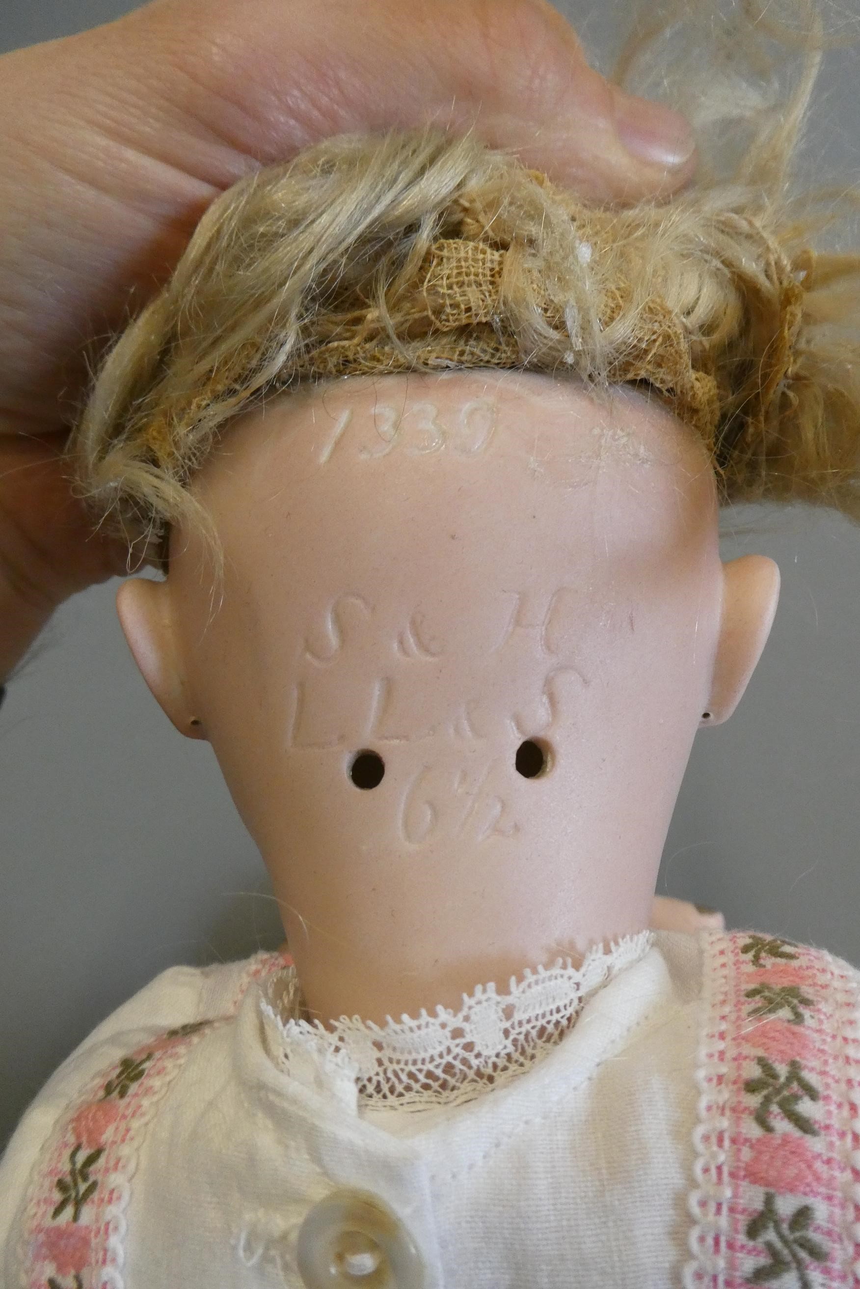 A Louis Lindner & Sohne Halbig bisque socket head doll Image