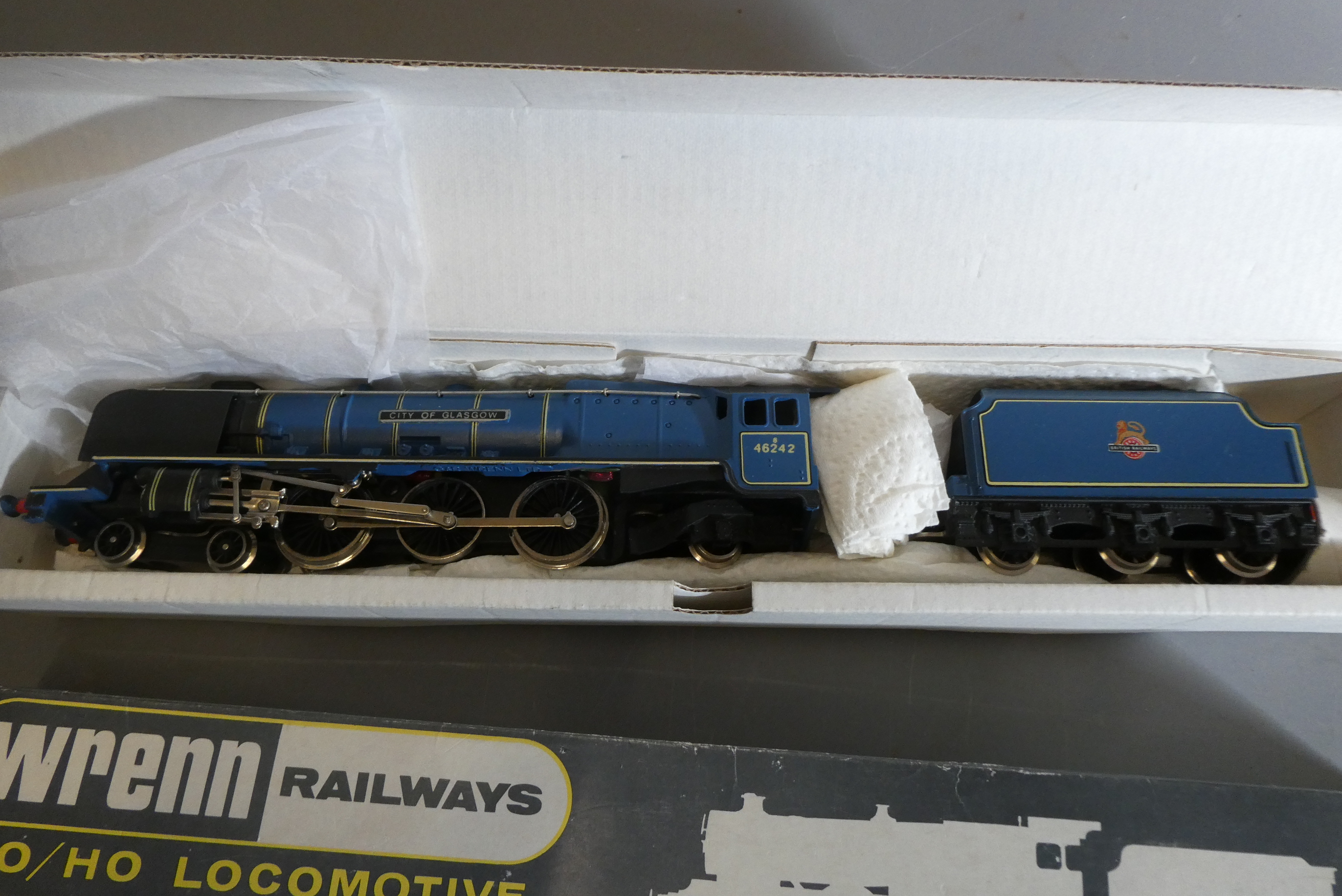 Wrenn W2229 City of Glasgow in BR blue, boxed, excellent (Est. plus 24% buyer's premium inc. VAT) Image
