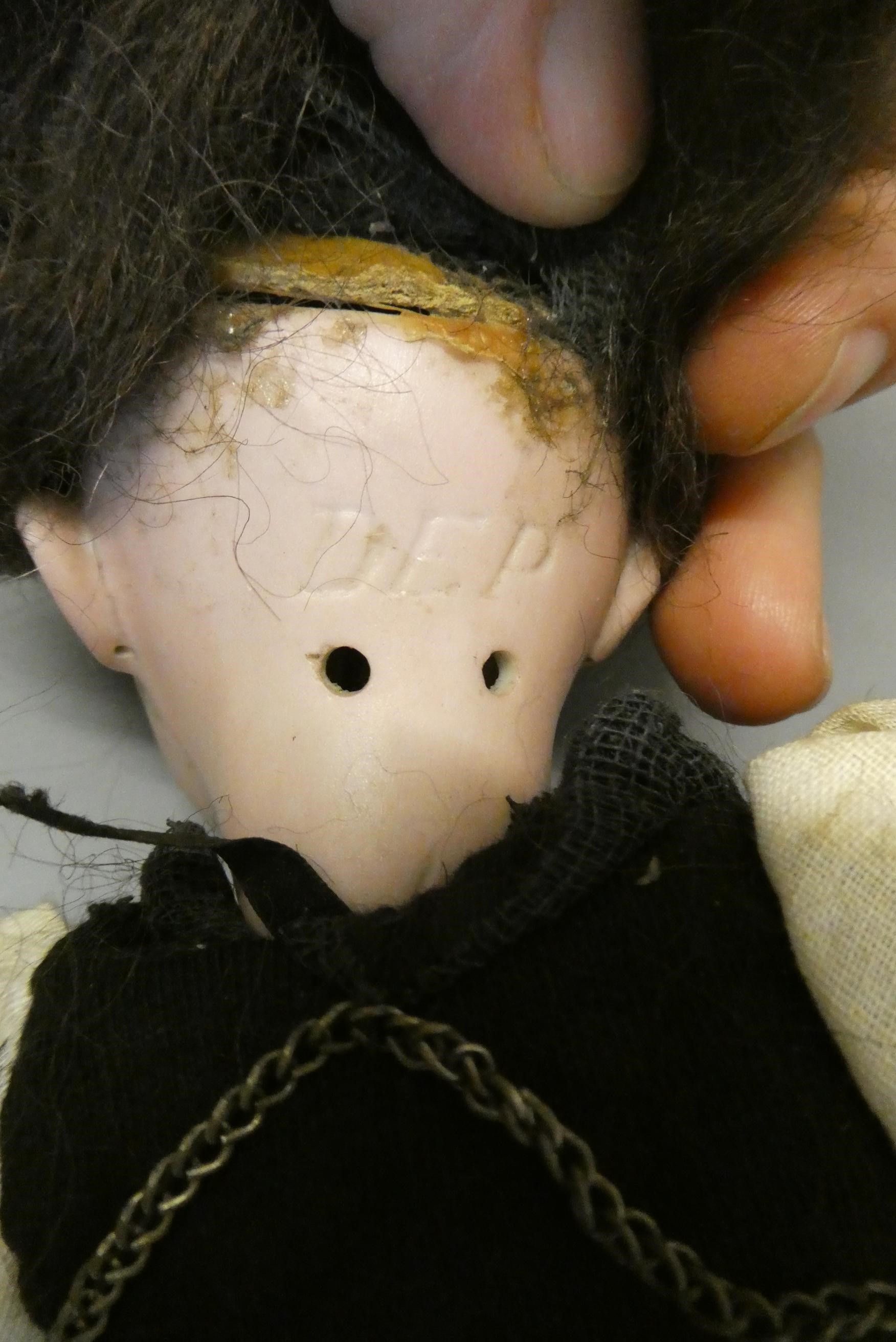 Two bisque socket head dolls Image