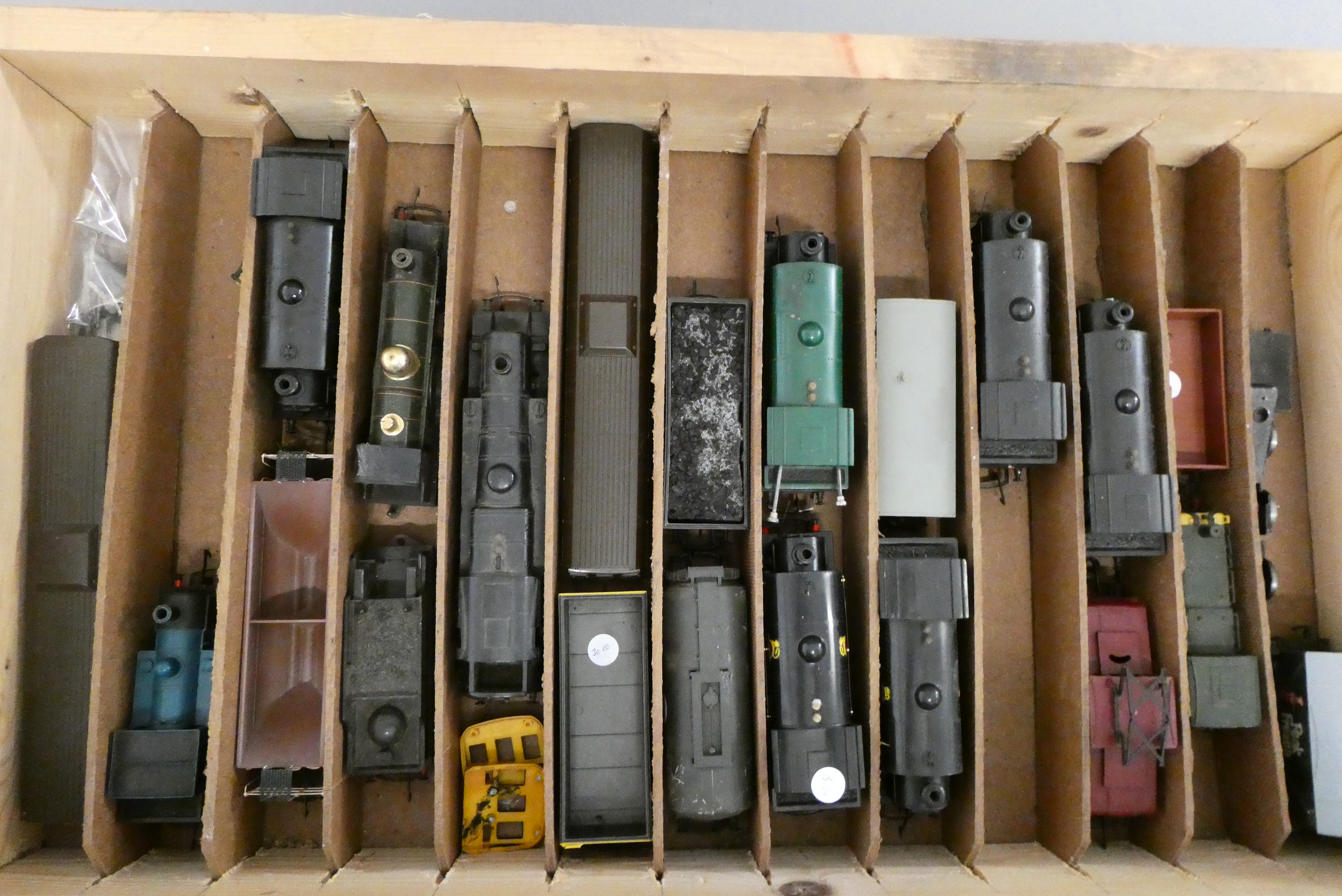 Ten playworn locomotives by Triang and Hornby Trains including 0-6-0 saddle tanks Image