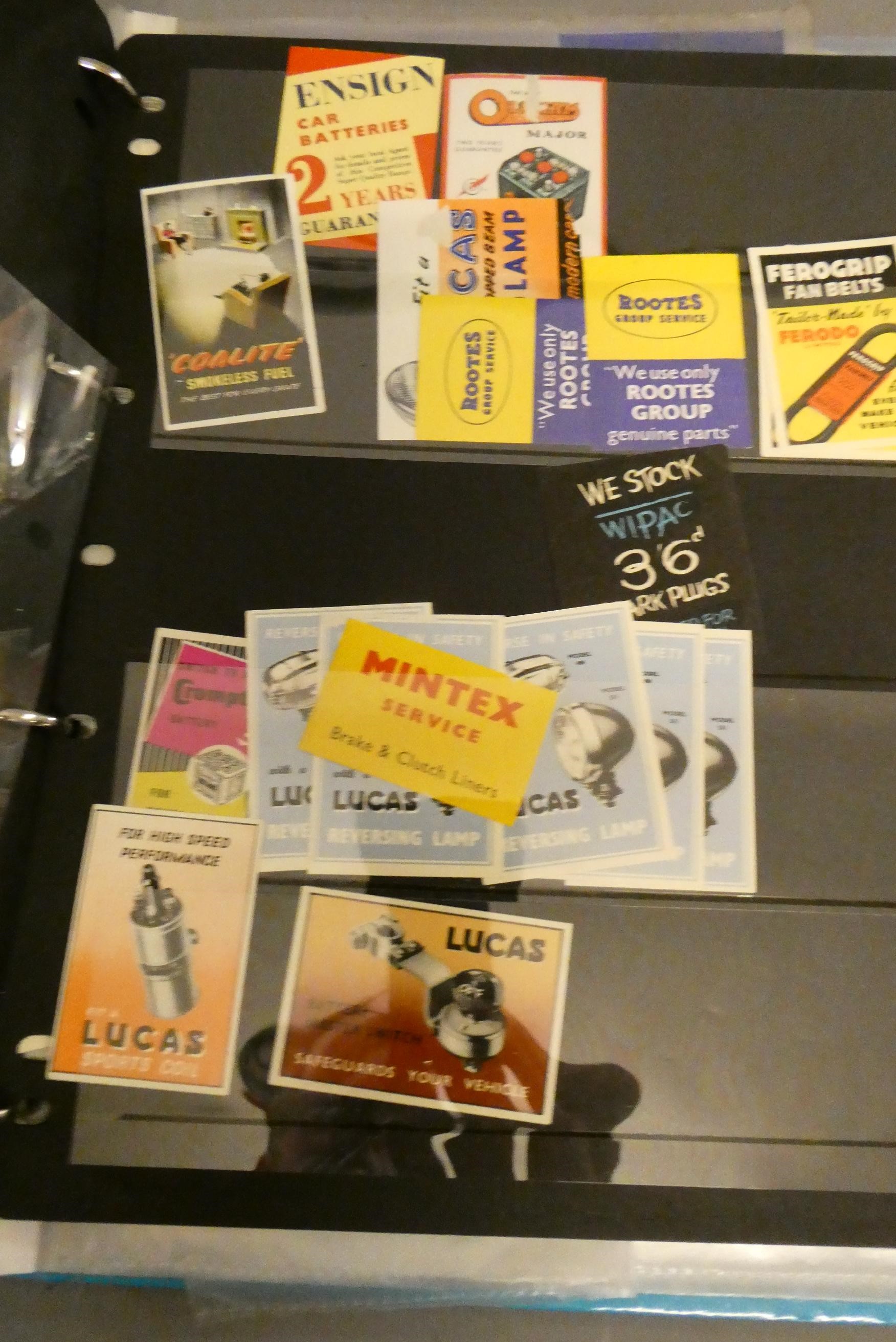 Model railway miniature advertising poster by Hornby and others, model aircraft transfers and other Image