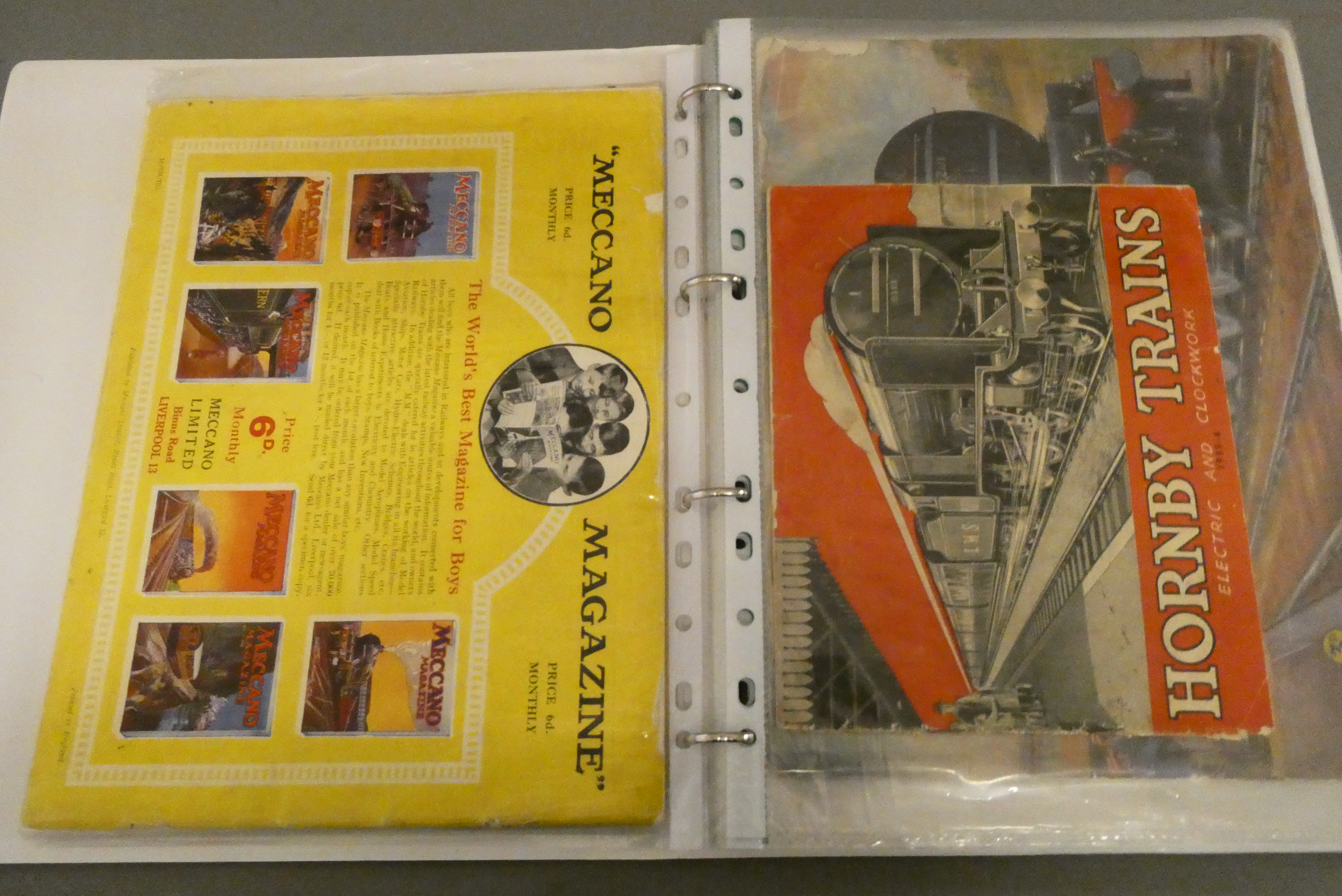 Model railway catalogues including Hornby Book of Train and eleven Hornby Dublo catalogues, good Image
