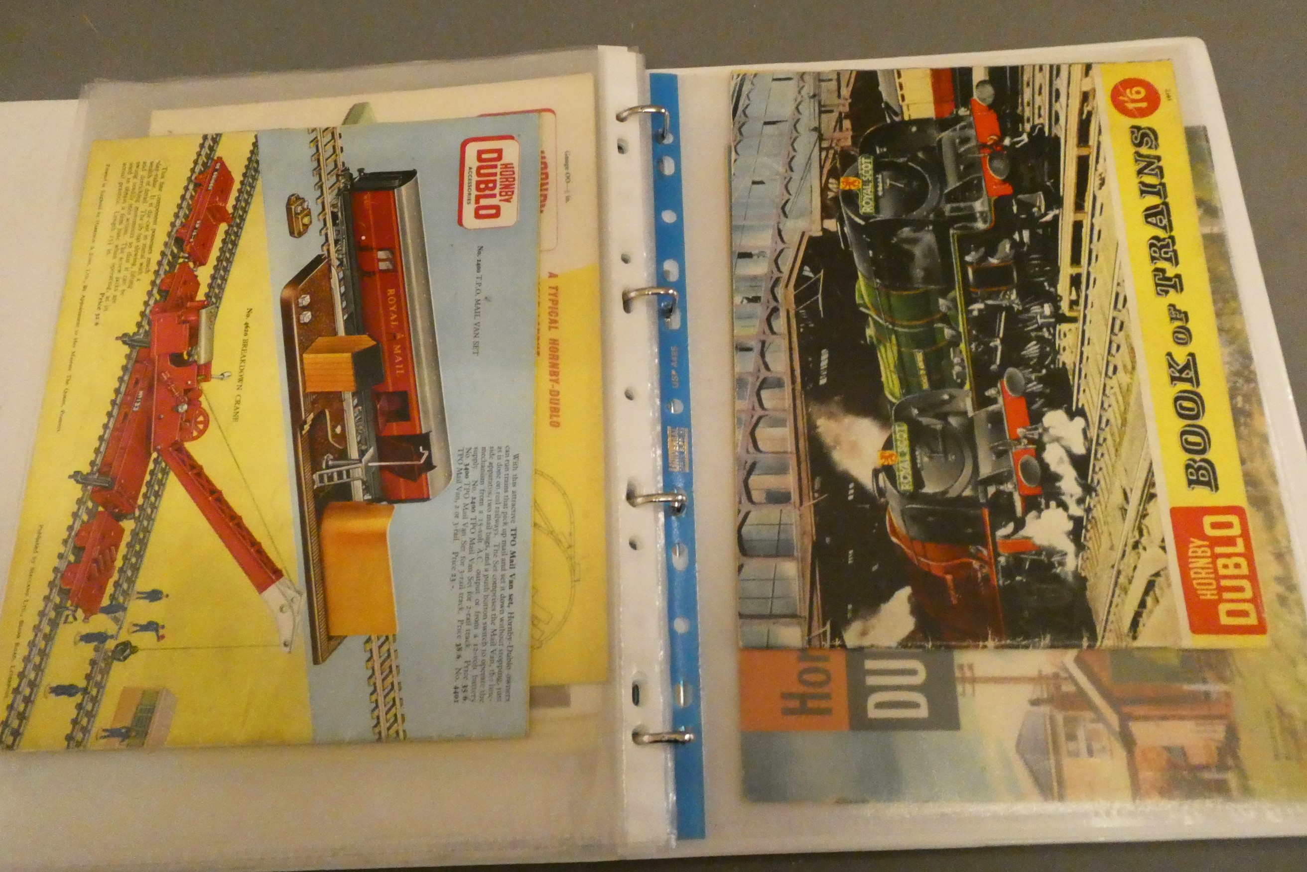 Model railway catalogues including Hornby Book of Train and eleven Hornby Dublo catalogues, good Image