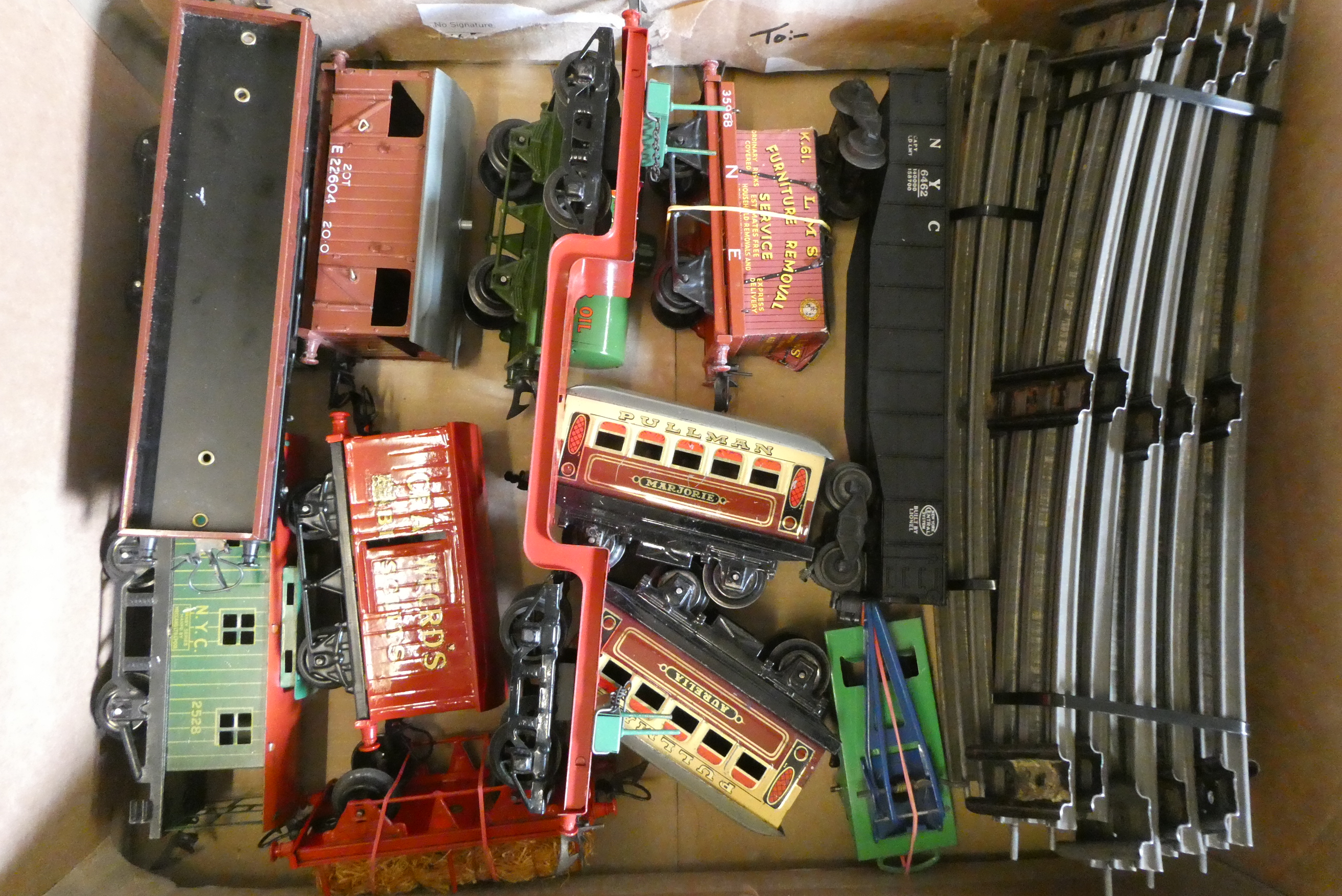 Hornby rolling stock, most post war items, some models have been repainted together with a small Image