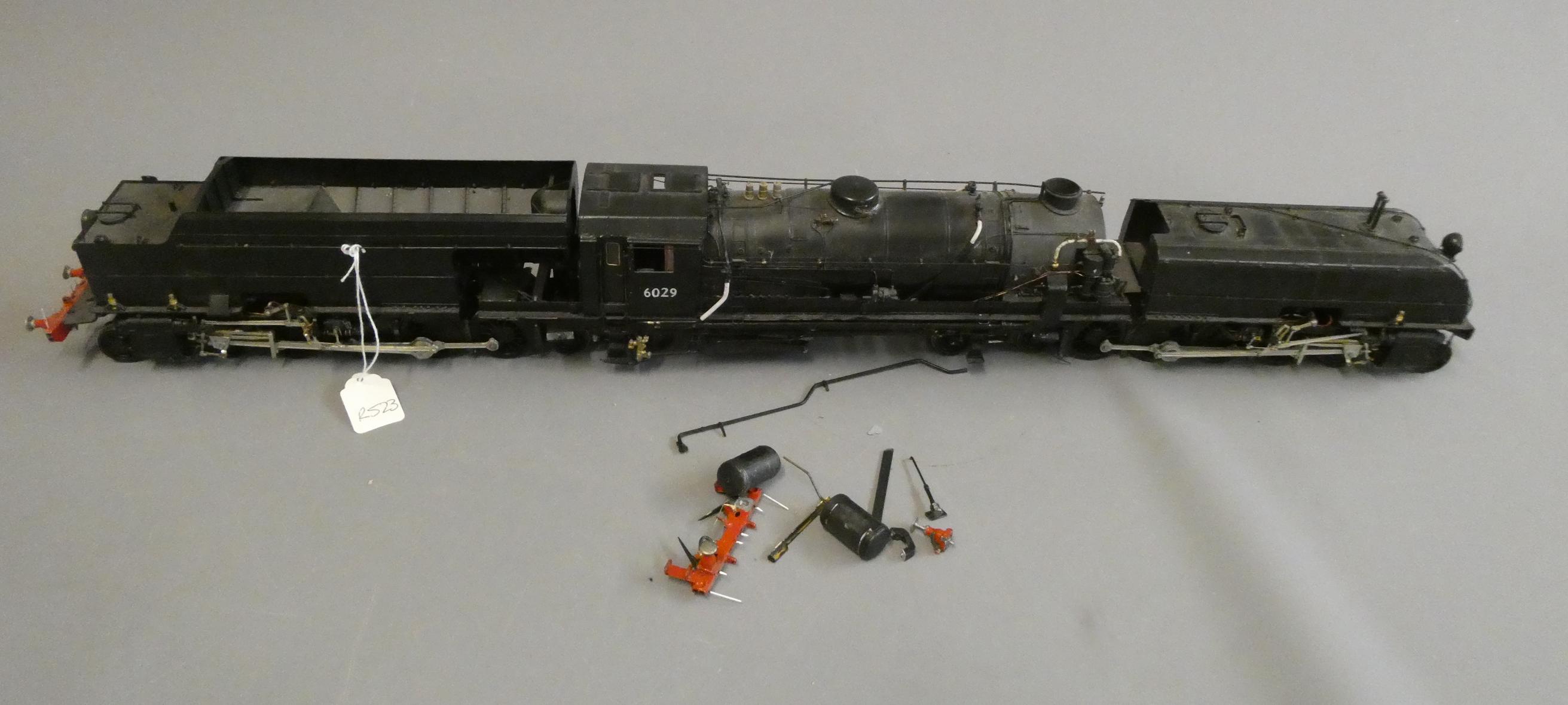 Kit built 0 gauge South African Railways Garett locomotive for two rail operation Image
