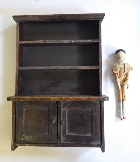 A miniature oak Welsh dresser Image