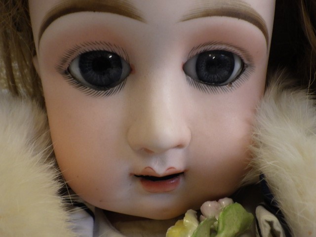 A large Jullien bisque socket head doll Image