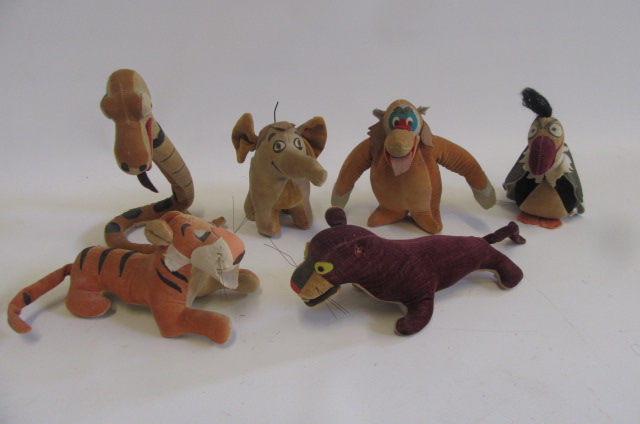 Six Walt Disney animal soft toys Image