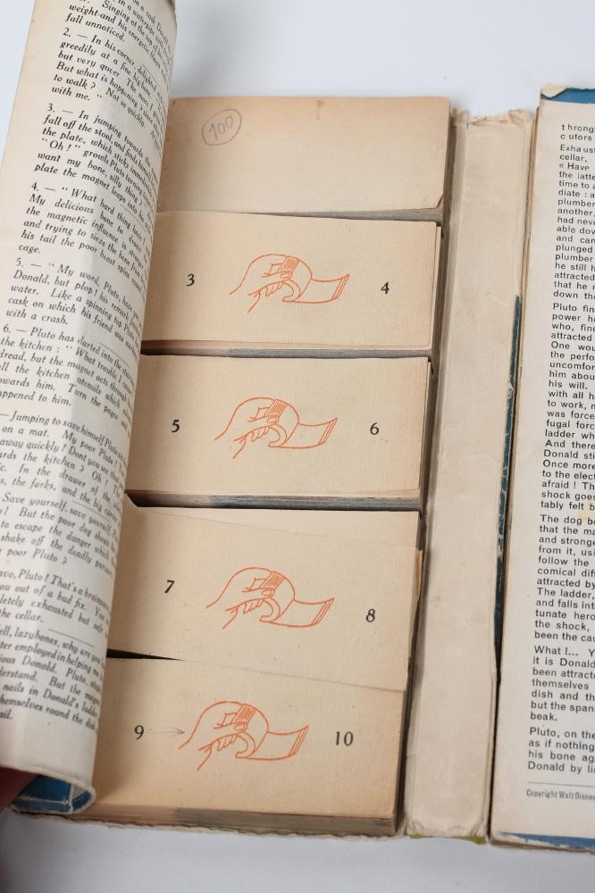 Donald and Pluto Movie Book in ten reels by Walt Disney Image