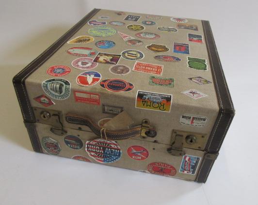 A hanging wardrobe trunk Image