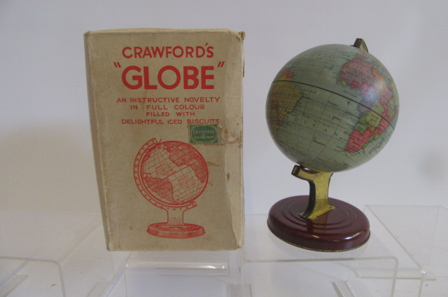 An early 20th century Crawfords Biscuits globe Image