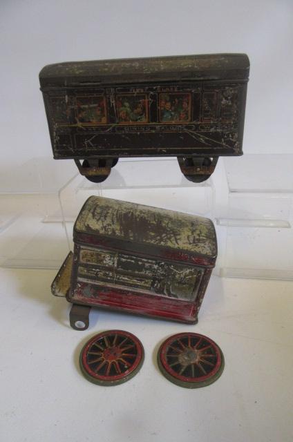 A W & R Jacobs & Co Ltd railway carriage biscuit tin Image