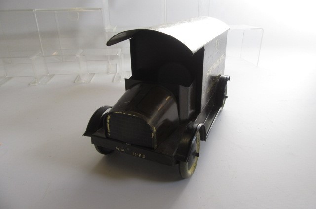 A Huntley & Palmers Ltd delivery van biscuit tin Image