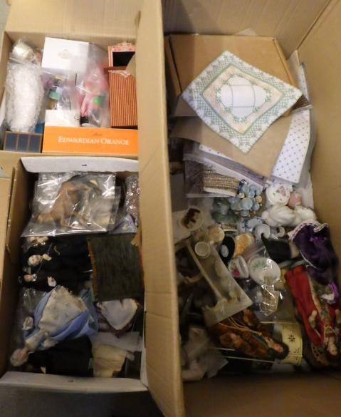 A quantity of doll's house equipment Image