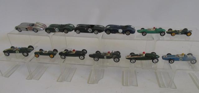 Twelve diecast racing and sports cars by Solido Image