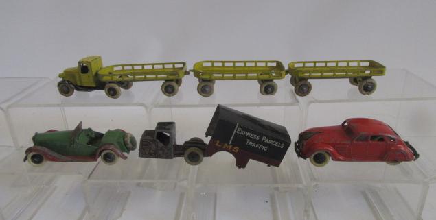 A rare Dinky Chrysler Airflow car in red Image