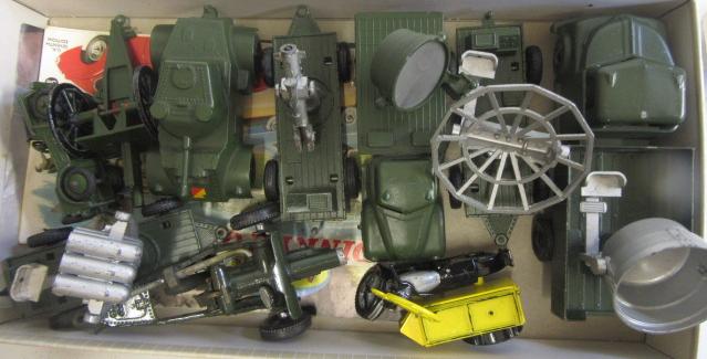 Ten military vehicles and an AA motorbike Image