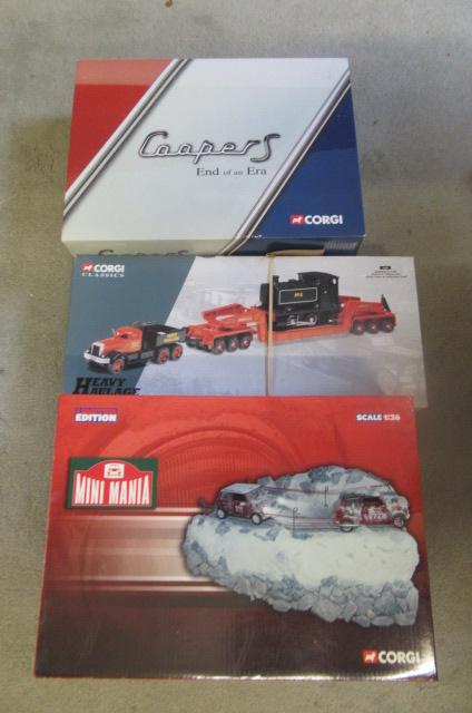 A Corgi CC99196 Mini Mania Winter Mini Rally Set Diorama Image