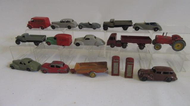 Fifteen mainly early Dinky cars and Commercial vehicles Image