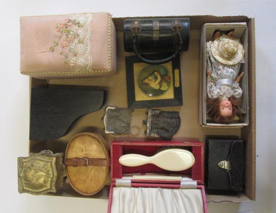 A child's hairbrush and comb in case Image