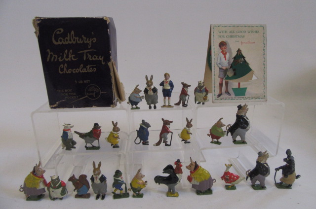 Twenty four Cadbury's Cococubs figures Image