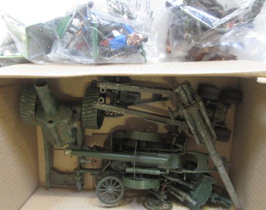 A quantity of Britains and other howitzers Image