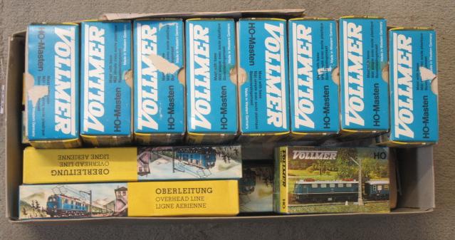 HO scale Vollmer Cantenaire System comprising overhead lines Image