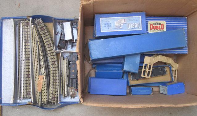 Playworn Hornby Dublo three rail rolling stock Image