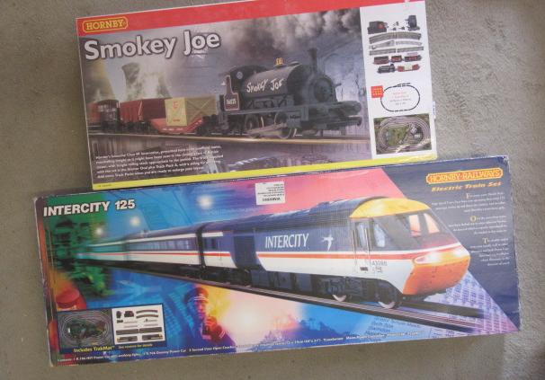 Hornby Smokey Joe Goods Set and an Intercity 125 Passenger Train Set Image
