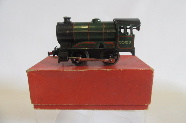Hornby clockwork No.51 locomotive in green Image