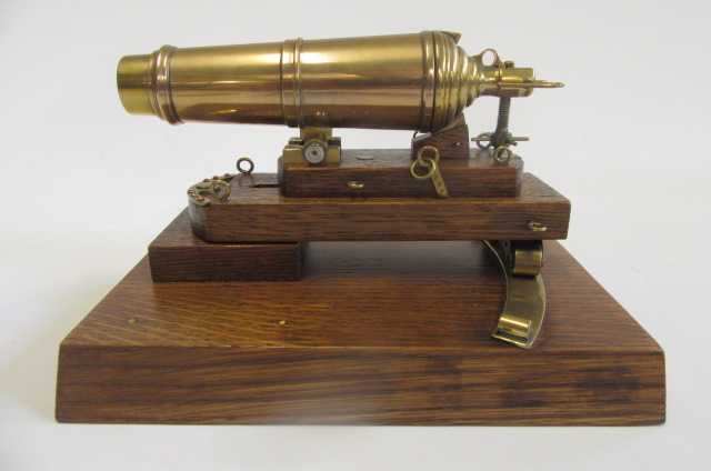 A model brass cannon Image