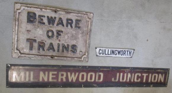A Cullingworth gas lamp name plate Image