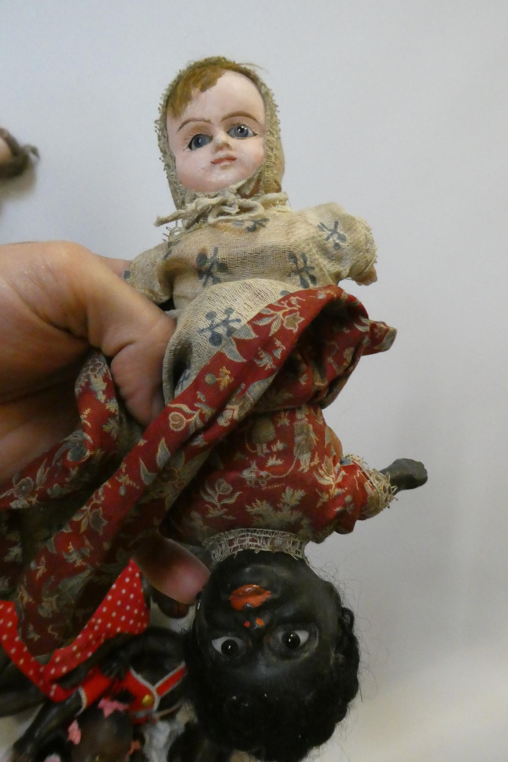 Four vintage dolls Image