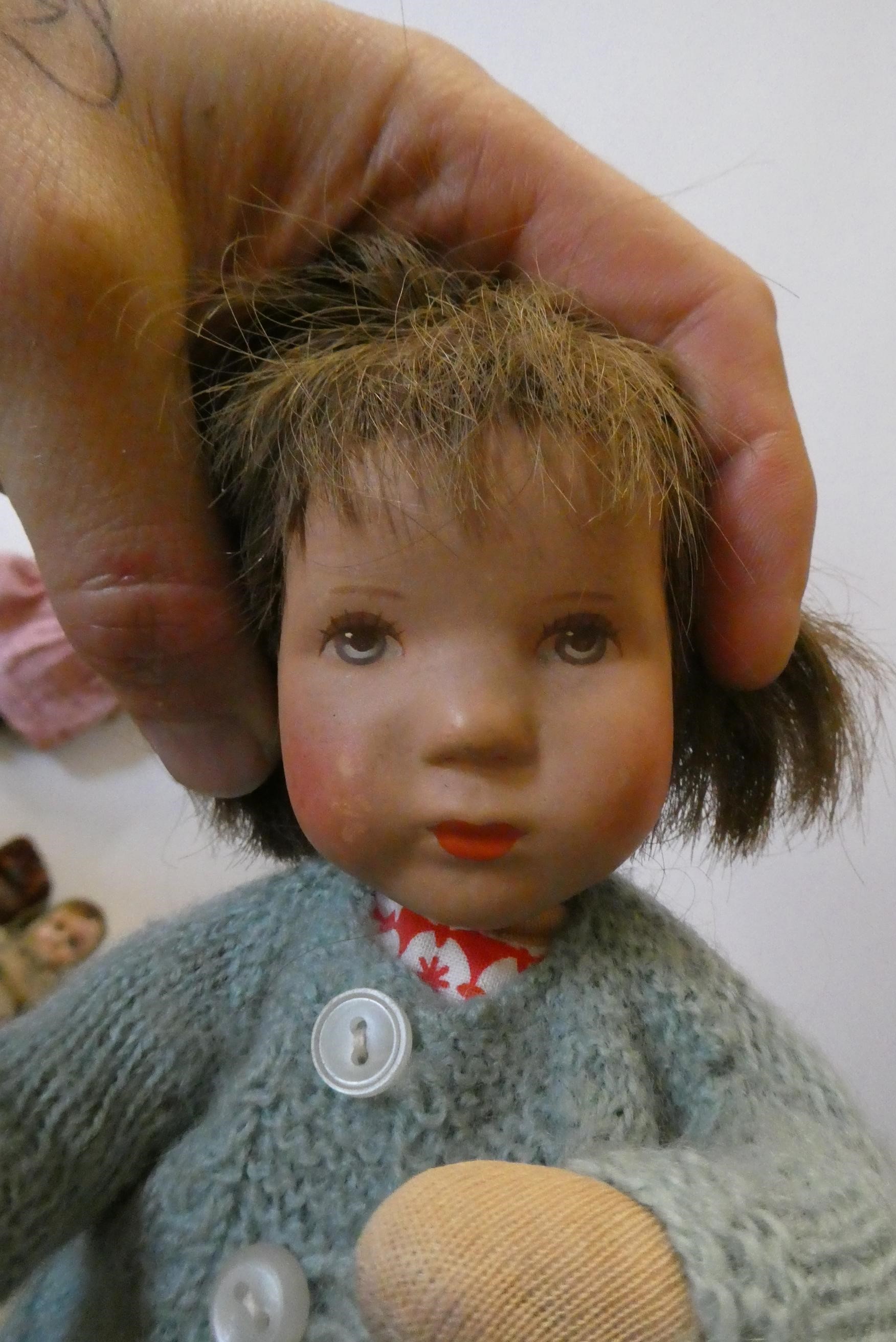 Four vintage dolls Image