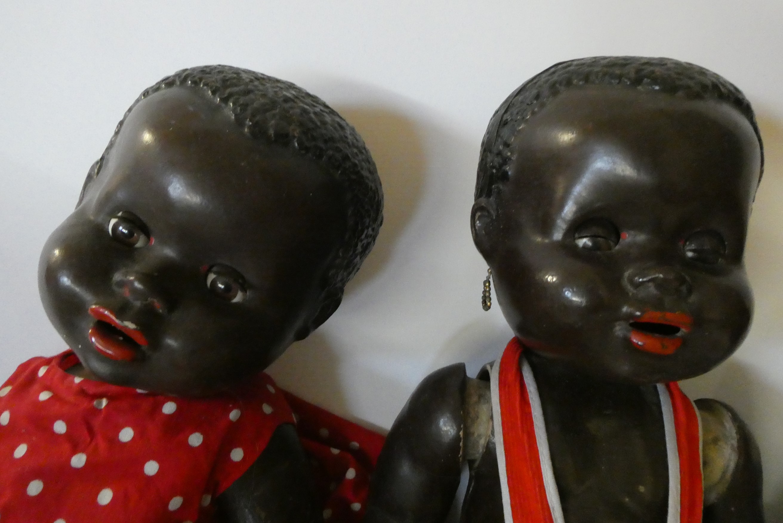 Five composition dolls Image