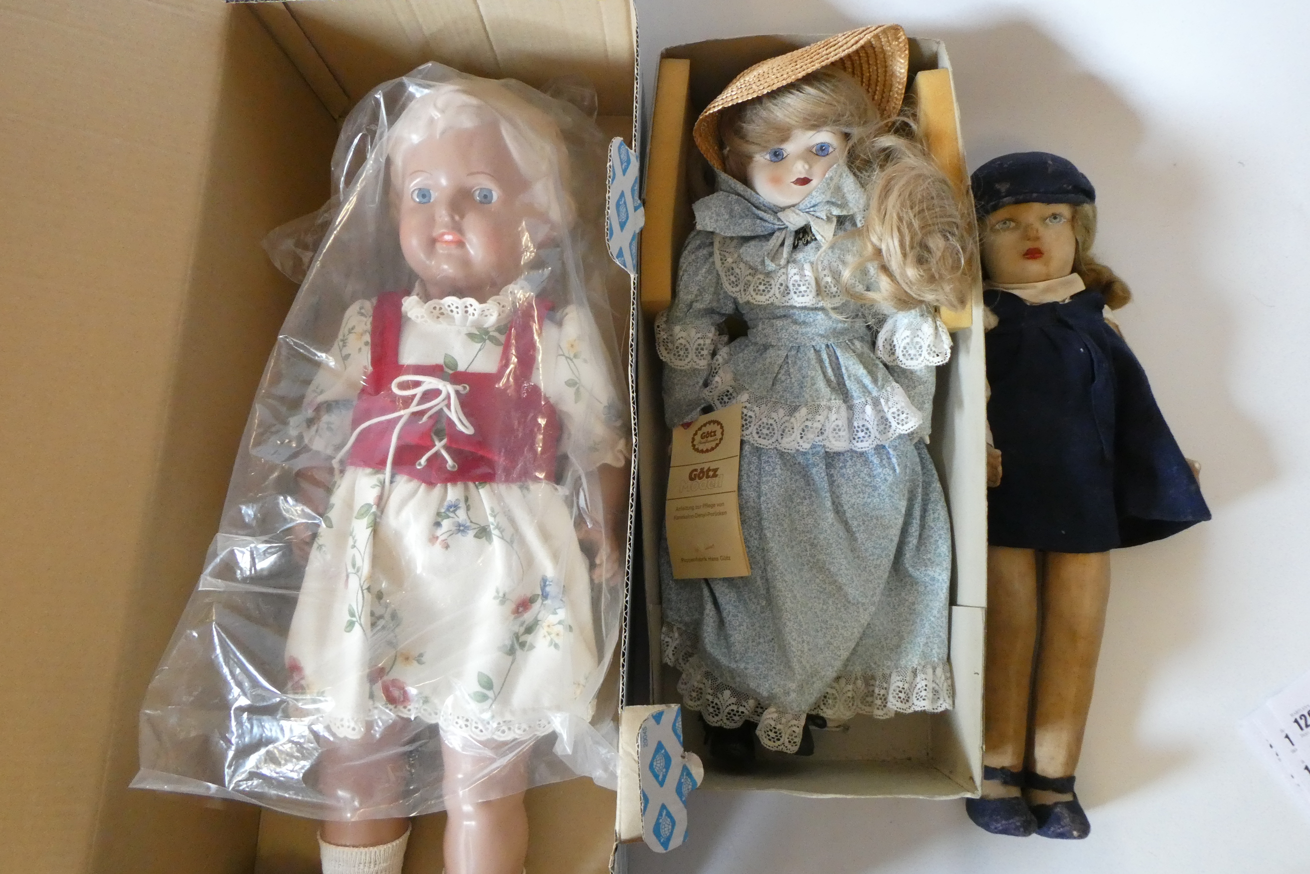 Three vintage dolls Image