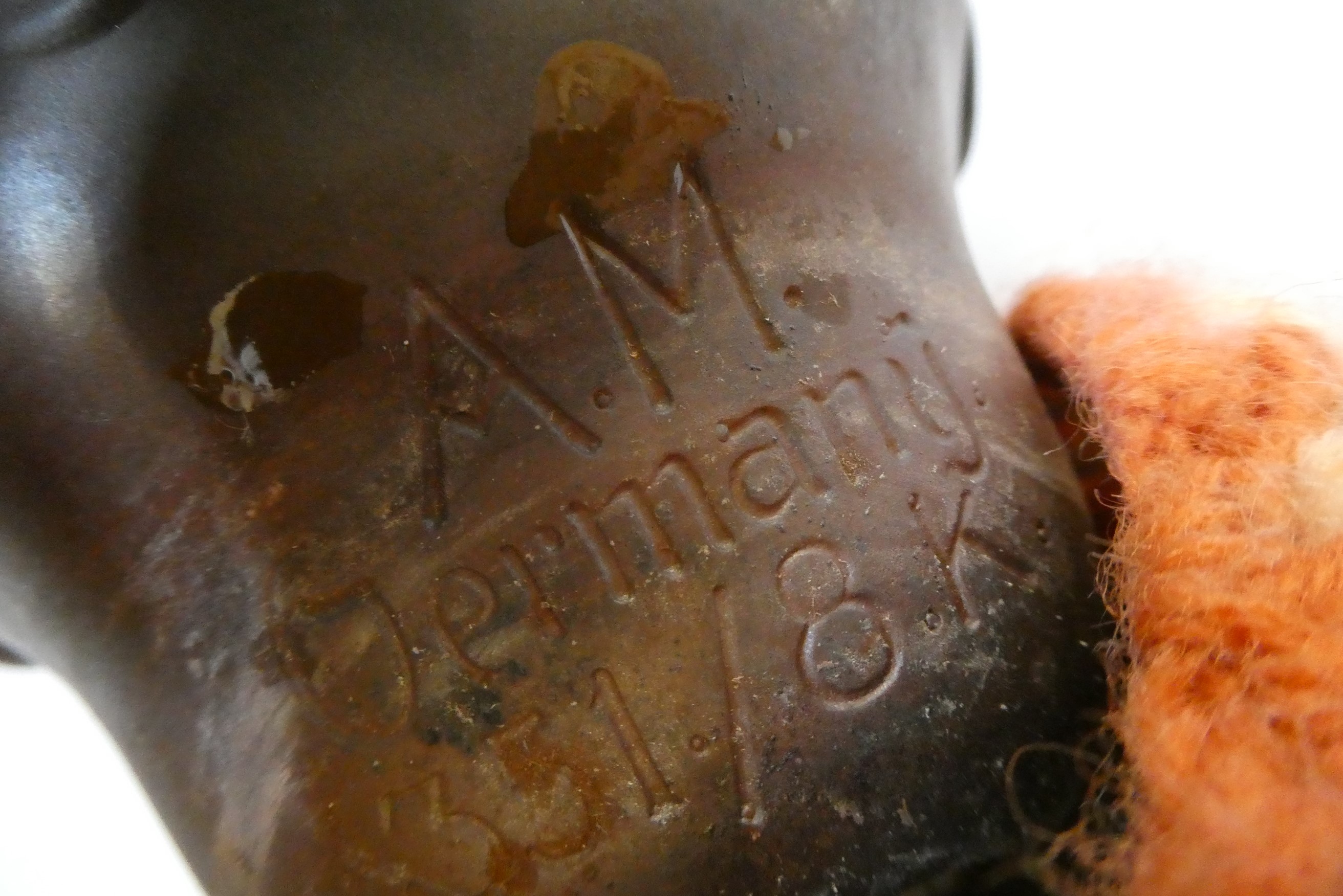 An Armand Marseille bisque socket head baby doll Image