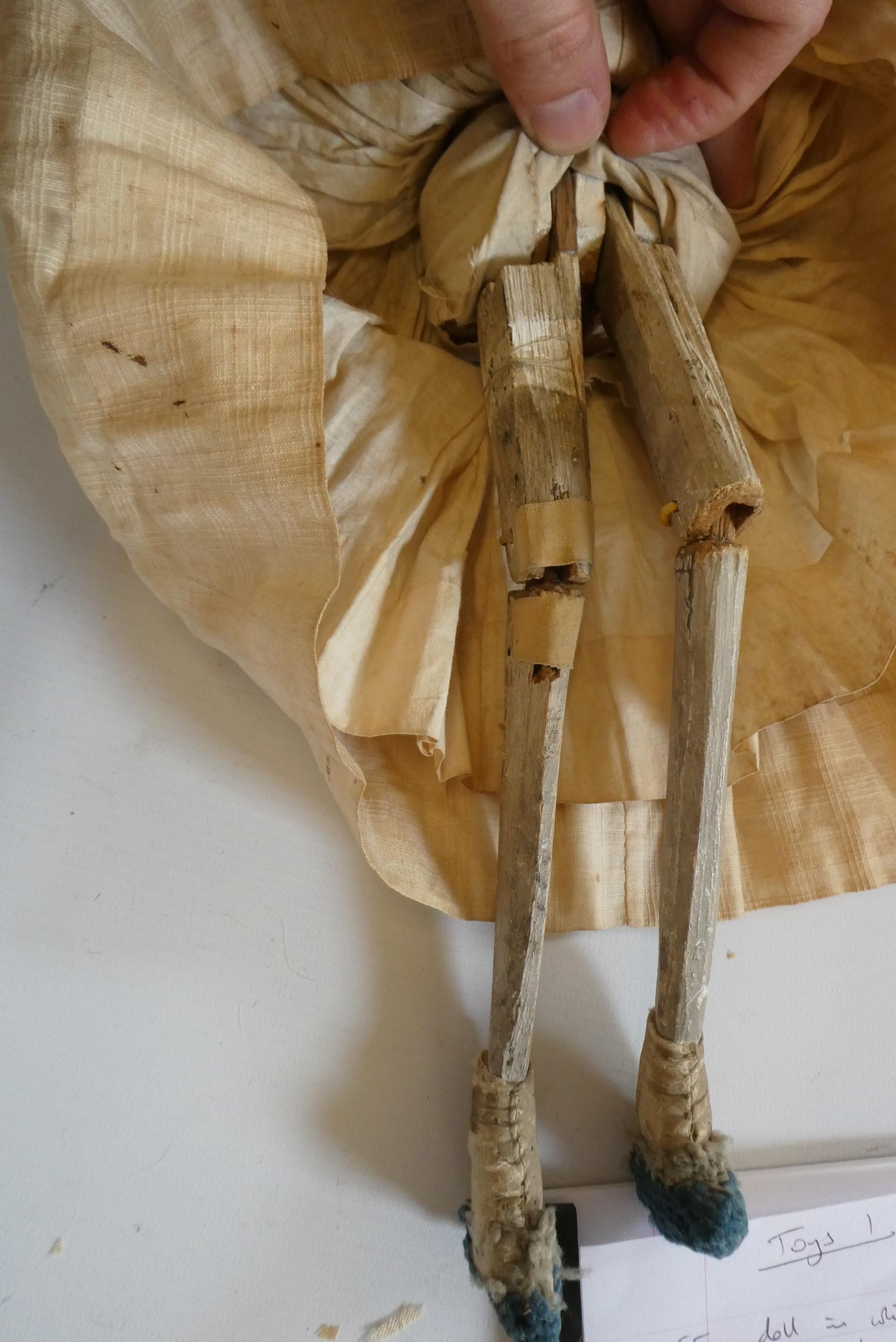 An English wooden doll Image